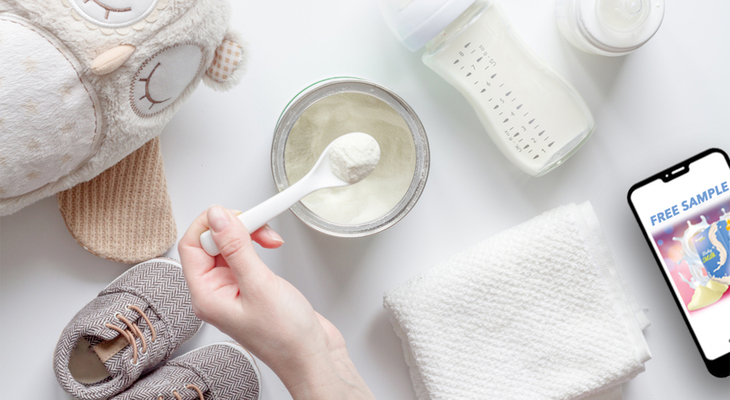 How We Help PBF Milk Brand to Do Product Sampling from Online Event. Image